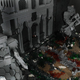Illustration for article titled The Gates of Lonely Mountain Made From 55,000 LEGO Pieces